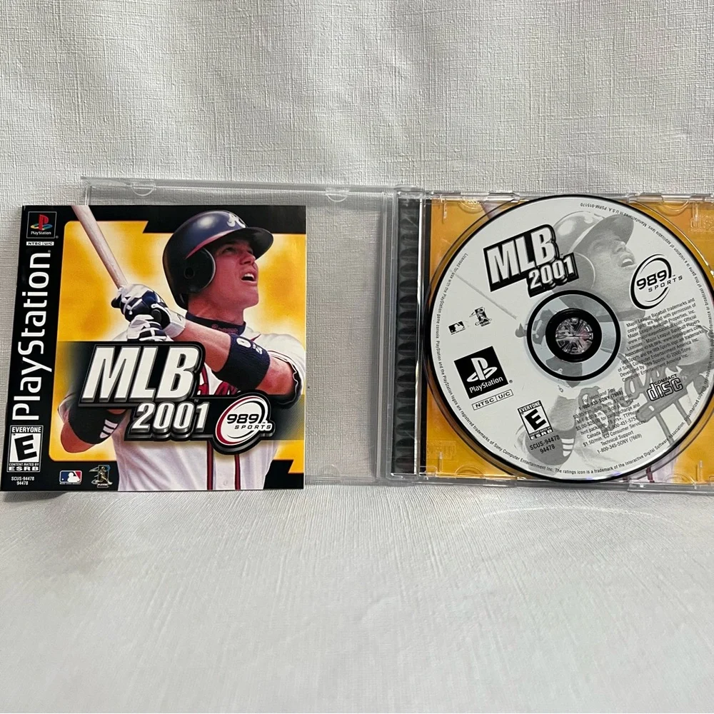 MLB 2001 Original Sony PlayStation 1 Game